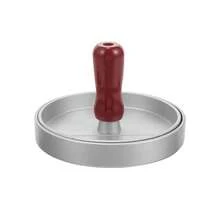Round Hamburger Press Patty Maker, Aluminum Alloy Smash Burger Press Non Stick Hamburger Smasher Tool With Wooden Handle - Ergonomic Detachable Handle For Beef Veggie Burger BBQ Barbecue Grill - Multicolor - View 8
