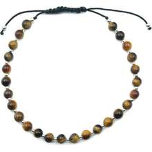 Pulsera de piedra natura y cuentas de plata Italiana,41145846 - Mostaza Amarilla - Ver 5