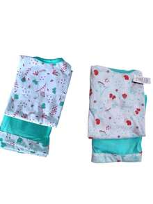 Plus Size Women's Summer Short Doll Pajamas Tank Top - màu xanh lá - Xem 2