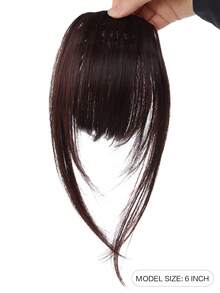 Poni Sintetis 6 Inci untuk Wanita, Cokelat, Hitam, Merah, Pirang, dengan Garis Rambut, untuk Pemakaian Sehari-hari - MultiWarna - View 4