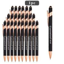 1/5/12/24/36 Pcs Personalized Customized Metal Ballpoint Pens With Stylus Retractable | Custom Engraved Name Date Logo Pens | Smooth Writing Medium Tip Soft Touch Anti-Slip Grip | For Work Office Business Writing Pens | School Student Teacher Pens | Wedding Couple Personalized Pens | Birthday Graduation Gifts | Back-To-School School Supplies Office Essentials | Classroom Dorm Office Conference Use | Mother's Day Gift | Teacher's Day Gift - Màu xanh da trời - Xem 7