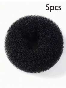 1/2/5pcs Donut Hair Bun Maker, Easy To Use Hair Styling Tool For Messy Bun, Donut Bun, Flower Bud Hairstyle - Multicolor - View 14