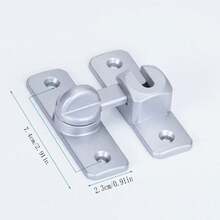 Bộ 1/2 khóa cửa an ninh hạng nặng với chốt trượt điều chỉnh 90°/180° - Dành cho mục đích thương mại/dân dụng, cấu trúc chắc chắn màu đen tuyền, khóa tay gạt với chức năng mở không cần chìa khóa và mở khẩn cấp, thiết kế bền bỉ được gia cố cho nhà ở, văn phòng, khách sạn, nhà để xe - Nâng cấp an ninh hiện đại (không cần nguồn điện) - Thích hợp cho cửa trong nhà/ngoài trời, khóa cửa di động, khóa tay nắm cửa cho an ninh gia đình, khóa cửa trước có núm vặn. - Nhiều màu - Xem 11