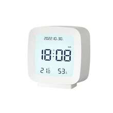 1 despertador LED multifuncional, bonito despertador para estudiantes, despertador electrónico con pantalla LED digital USB, muestra temperatura, fecha y formato de 12/24 horas. Decoración del hogar, decoración de dormitorios (pilas no incluidas), regalo para decorar habitaciones, reloj digital de cumpleaños o graduación, decoración de dormitorios, decoración de vuelta al cole, sorpresa escolar, material escolar. - 1PC - Ver 10