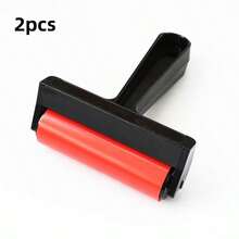 2/1pc Etching Roller Rubber Roller Art Oil Ink Printing Tool Woodcut Printing Dedicated Roller Diamond Painting Flattening Tool Strong Mud Rolling Cylinder Rhinestone Gluing And Reinforcement - Printing Roller - View 10