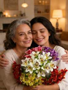 10支仿真卡特兰兰花，适用于婚礼花束、订婚庆典、家居/办公室装饰、母亲节、春季花卉布置、户外摆设、情人节——完美的塑料花卉装饰品 - 彩色 - 查看 4