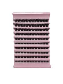 120-Piece Slim Individual Lash Clusters For A Natural Look, Eye Lash Curl D-Shaped Curl, Volumizing, DIY Lash Extensions For Salon-Grade Volume And Length - Easy To Apply, Reusable And Comfortable Lash Clusters, Lashes>Cluster Lashes - Black - View 9