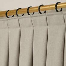 Golden Extendable Carbon Steel Curtain Rod Pole With End Finials - 1PC - View 2