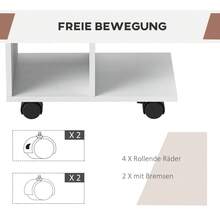 Home Office Desks - White - View 6