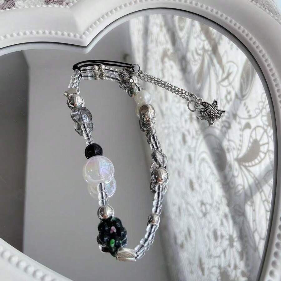 Dark CCD 装饰黑色手机挂绳，新款手机挂绳 - 彩色 - 查看 1