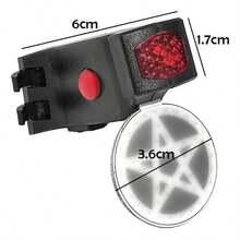 Lecute Bicycle Taillights - Star - View 4