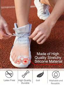 4pcs Toe Separator, Unisex Soft Gel Toe Divider, Suitable For Overlapping Toes And Thumb Protection, Foot Care Tool For Yoga And Daily Relaxation (4/2/1pc Available) - A - View 6