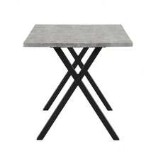 Dining Tables - Grey+Black + MDF - View 8