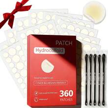 360pcs Transparent Body Care Patches + 5pcs Cotton Swab Tools - Gentle And Non-Irritating, Suitable For All Skin Types - 1 Box - View 5