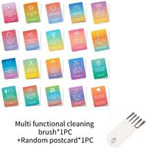 1pc Computer Keyboard Cleaning Brush + Random Postcard, Office/Home Duster Tool, Electronic Accessories, Travel Essential, Perfect Holiday Gift - 1 Cleaning Brush + Random Postcard - View 10