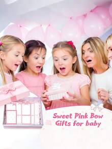 8张粉色蝴蝶造型自粘便签纸，可爱蝴蝶结设计，适合婴儿派对、女孩生日、家居/办公室装饰、儿童学习用品、蝴蝶主题礼物 - 彩色 - 查看 8