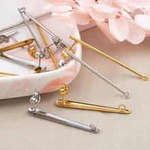 10pcs Elegant French Style Stainless Steel Women Earring Hoops, Suitable For DIY Jewelry Making - Stainless Steel Earrings - View 9