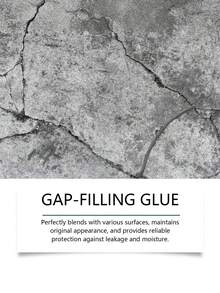Multi-Purpose Crack Filler Sealant, Daily Invisible Waterproof Glue For Construction Site And Home Leak Repair - A - View 6