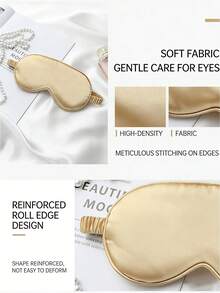 1pc Personalized Satin Sleep Mask | Unique Gift For Bride, Bridesmaid, Bachelor Party, Includes Noise Blocking Earplugs - Eye Mask for Sleep and Light Blocking - View 7