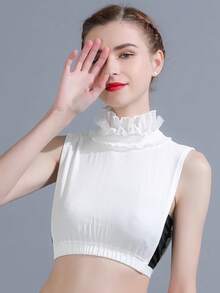 1pc Women's Elegant Lace Collar Shawl Detachable Collar - Versatile Fashion Accessory, Breathable Polyester - Multicolor - View 14