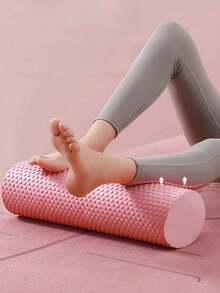 1pc EVA Solid Yoga Roller, Anti-Pressure Smooth Surface Floating Point Yoga Column, Fitness Massage Foam Roller For Muscle Relaxation, Leg Slimming Exercise Cylinder - Multicolor - View 5