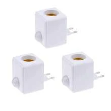 Base de lámpara LED E27 AC85-265V con sensor de movimiento PIR, soporte de bombilla de inducción humana, adaptador de enchufe, convertidor ajustable - Sensor de movimiento UE - Ver 11