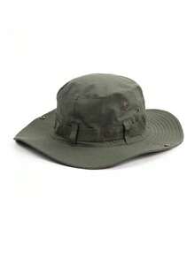 Kapelusz typu bucket unisex w stylu japońskim ze ściągaczem, oddychający kapelusz chroniący przed słońcem, idealny na kemping, wędkarstwo, na co dzień, na wiosnę/lato, na plażę i wakacje - kapelusz - Zobacz 15