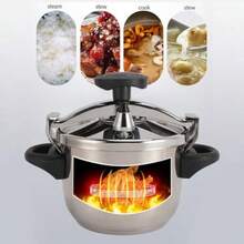 Mini Olla a Presión Eléctrica Olla Arrocera Lenta Olla de Alta Presión de Acero Inoxidable 3L 55KPA Compatible con Gas Cocina de Inducción Olla Interior Antiadherente - como en la foto - Ver 5