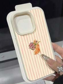 1 pieza Funda de teléfono suave con textura de piel de Litchi, a prueba de caídas y antideslizante, con diseño de libro vintage y perro, adecuada como regalo de cumpleaños, vacaciones para amigos, familia, parejas, compatible con Apple, teléfonos - Estilo 5 (1 pieza) - Ver 2