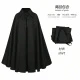 Black Short Cape With Lapel (in Stock)