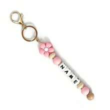 Personalized Handmade Floral Keychain Multi-Color Valentine's Day Gift Travel Essentials Kawaii Holiday Essential - Multicolor - View 13