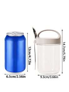 1 cốc sữa chua yến mạch 400ml (có thìa và nắp), cốc sữa chua ăn sáng, hộp đựng ngũ cốc, cốc, 1 chai nước sữa chua trái cây, dùng để đựng nước, đồ uống, sữa, yến mạch ngâm qua đêm, salad, sữa chua, đồ ăn nhẹ và gia vị - Hũ thủy tinh miệng rộng có thìa để dễ múc, hũ thủy tinh kín đựng thực phẩm, hộp thủy tinh, hũ đựng, quà tặng cho nữ, quà tặng gia đình - Nhiều màu - Xem 11