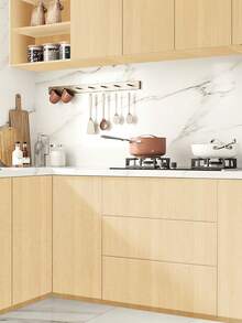 Wood Contact Paper Peel And Stick Wallpaper - Light Wood Grain Contact Paper Self Adhesive Removable Vinyl Film - Waterproof Natural Oak Wallpaper For Countertop Cabinets Table Drawer - Wood Grain - View 3