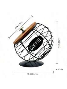 Boîte de rangement pour capsules de café - Noir - Voir 4