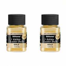 Bột nhũ ăn được 9 màu NiHome, bột kim tuyến lấp lánh, bột nhũ ánh kim dùng để trang trí thực phẩm, rắc lên đồ uống, rượu vang, bánh ngọt, kẹo, món tráng miệng, tiệm bánh, nhà hàng, thuần chay (0.18oz/5g) - Nhiều màu - Xem 18