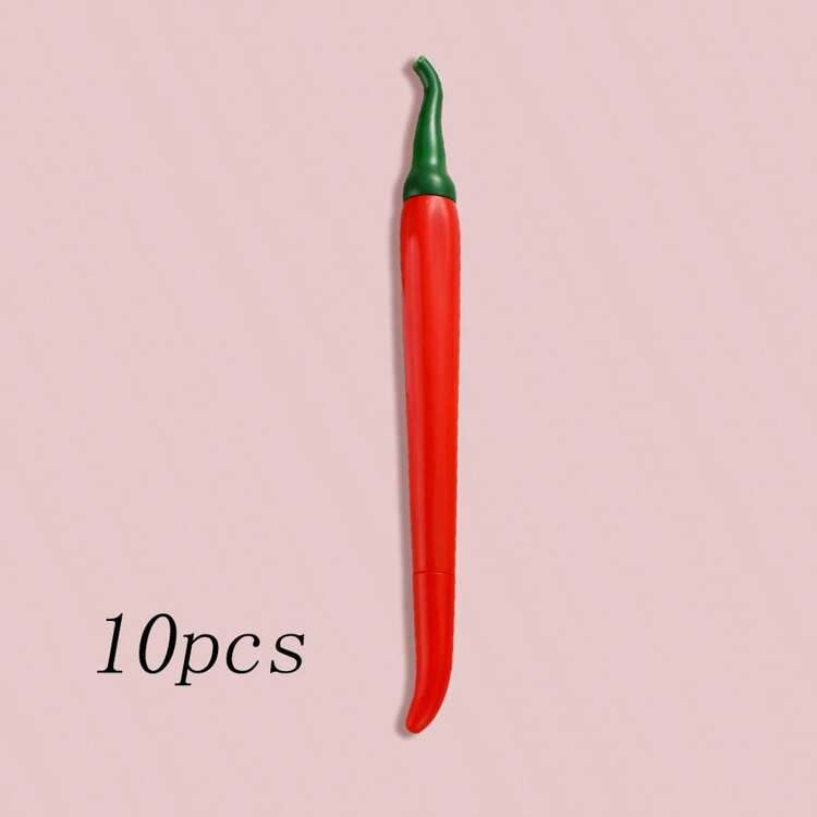 1/5/10 Pcs Custom Gel Pens With Personalized Name Labels; Creative Chili-Shaped Gel Pens; Custom Fun Nurse Pens; Customizable Couple Pens; Teacher Pens; Smooth-Writing Ballpoint Pens; Engraved Business Ballpoint Pens; Suitable For Birthday Gifts, Teacher's Day, Office Use; Ideal As Creative Gifts For Him/Her, Student Supplies, Employee Gifts, Back-To-School. - A - View 16