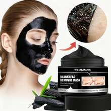 west month Cleaning Blackhead Removal  Mask- Peel Off Tear Type Blackhead Removing Activated Carbon Cleaning, Dirts, Pores  Facial Mask For Women And Men - Black - View 9