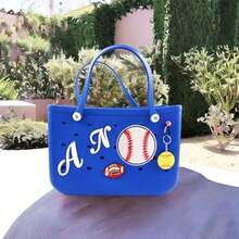 LIGHUFEIC White Baseball Charm Accessory For Bogg Bags And  TotesCute Decorative Inserts Perfect For Personalization - 如圖 - 查看 6