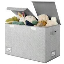 zxxGR SAYS Organizador etes Pack de 1 Baul etes Intil Caa etes Gris Toy organizador de juguetes - Gris - Ver 7