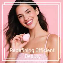 Large & Mini Makeup Sponges, Multi-Functional Makeup Blender Sponges, Suitable For All Skin Types, Dry & Wet Use, Non-Absorbing, Natural Makeup Finish, Applicable For Foundation & Concealer, Portable Makeup Sponge, Suitable As Gift For Women,Giveaways,Travel,Cheap Stuff,Travel Essential - 彩色 - 查看 6