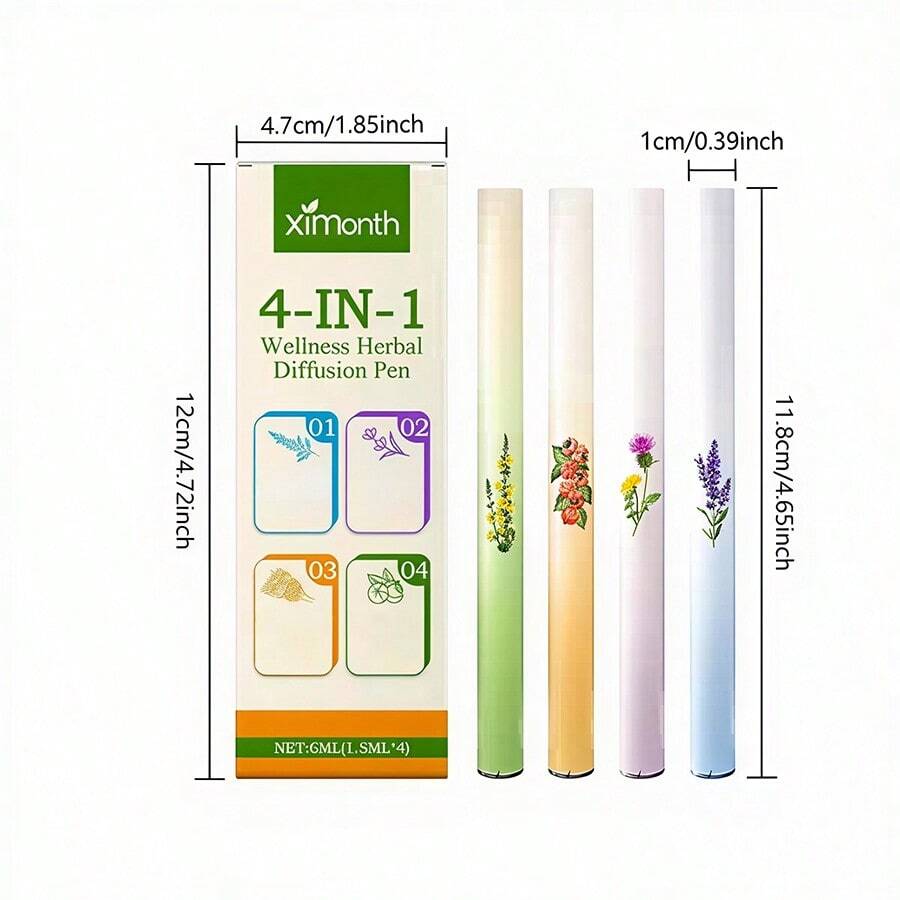 4-In-1 Herbal Diffuser | Milk Thistle + Dandelion + Lavender.Herbal Blend,Natural Extracts For Throat, Sinus & Oral Comfort,Smoke-Free & Cordless,Clean Operation, No Power Needed.Portable Design.For Instant Freshness Anywhere.Use Anywhere.Travel, Home, And Office Ambiance. - A - 查看 1