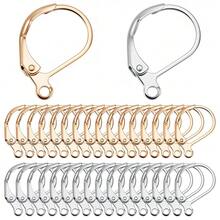 KMEOSCH 50/100Pcs Leverback French Earring Hooks 10x16mm Hypo Allergenic Interchangeable Dangle Ear Wire Findings For Jewelry Making - D-shaped Ear Hooks - View 2