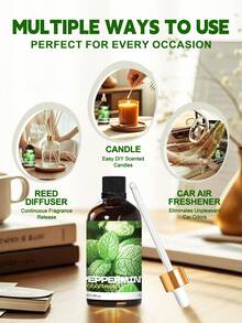 EMBRACEX. Tinh dầu bạc hà nguyên chất 100ml, kèm ống nhỏ giọt, thích hợp để làm nến, khuếch tán tinh dầu hoặc sử dụng hàng ngày. - Tinh dầu bạc hà - Xem 3