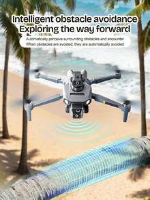 2026 New Dual Camera Drone, Brushless Motor Auto Return Drone With 4.5" FPV Remote Controller, Orbit Shooting, Smart Tracking, Optical Flow Hovering And Intelligent Obstacle Avoidance, Built-In Camera, Easy To Use For Beginners, Perfect Gift For Starters - View 2