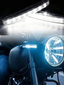 Universal DC 12V DRL 6 LEDs Car Styling Car Daytime Running Lights Car Daytime LED Light Car Auto Motorcycle Light Assembly Driving Fog Light - 2pcs - View 4