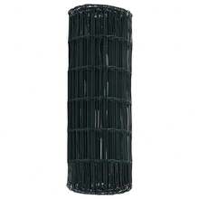 vidaXL 0,6 X 25 M PVC-Beschichteter Eisenzaun, Grün - A - View 6