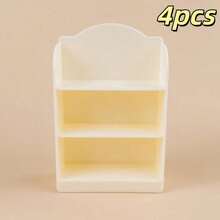 4-Piece Mini Bookshelf, A Multi-Layer Structure Designed Specifically For Office Desks, Display Cabinets, Etc. | It Is Very Suitable For Home Decoration Enthusiasts To Use. The Simple Style Bookshelf Design Can Be Regarded As A Model Of Miniature Furniture. - Đồ trang trí giá sách mini - Xem 6