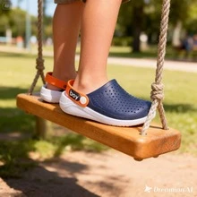 Babuche masculino infantil sandálias de menino original com qualidade extrema e preço baixo - Azul Royal - Visão 3