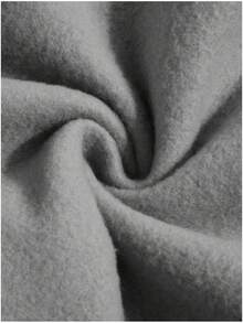 1 pièce sweat-shirt col rond unisexe, sweat-shirt décontracté pour l'automne/l'hiver, convient pour le quotidien, l'école, les trajets, les assortiments de couple, style polyvalent tout-aller, design populaire - Gris - Voir 6