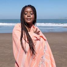 39"X71" Extra Large Turkish Beach Towel, Quick Dry For Adults, Can Be Used As Yoga Mat, Picnic Blanket, Travel Blanket, Bath Towel, Cruise Towel, Gym Towel - Horizontal Bar - View 10